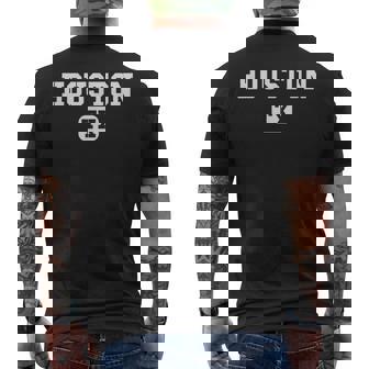 Houston Texas Throwback Classic メンズTシャツ バックプリント - Kawaiitshirt