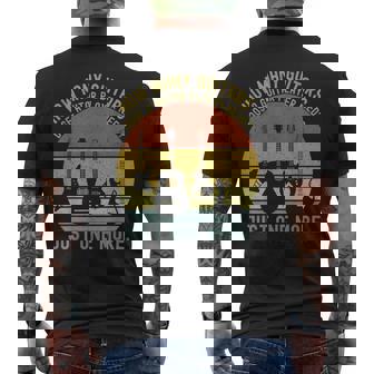 How Many Guitars メンズ ミュージシャン ギタープレーヤー メンズTシャツ バックプリント - Kawaiitshirt