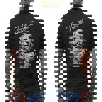 Hug Me トイプードル アートデザイン 可愛い おしゃれ 犬 動物 メンズTシャツ バックプリント - Kawaiitshirt