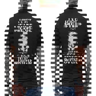 Humour Chat Laie Est Meilleure Avec Un Norvégien T-shirt imprimé au dos - Cadeauxyz