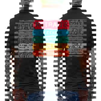 Humour Retraiteintage Retraite En Cours De Chargement T-shirt imprimé au dos - Cadeauxyz