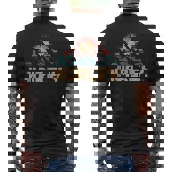 Hurley Ky Vintage Evergreen Sunset Eighties Retro 80S 90S Men's T-shirt Back Print | Mazezy