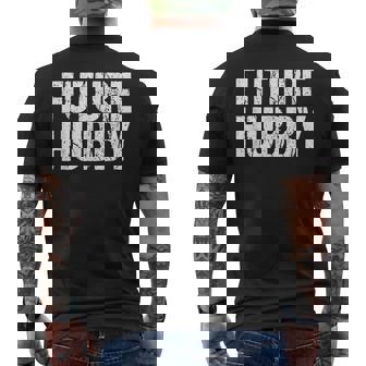 Husband To Be メンズTシャツ バックプリント - Kawaiitshirt