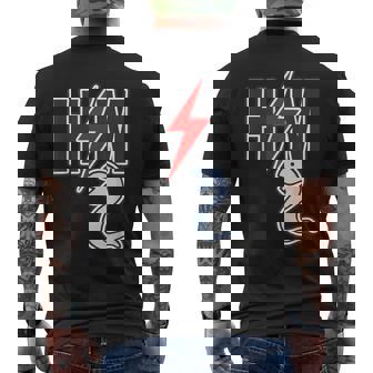 H／M ヘビーメタル《蛇 へび》巳年【どうぶつフレンズ】干支 十二支 2025 ゆるくて かわいい 動物 イラスト 面白 メンズTシャツ バックプリント - Kawaiitshirt