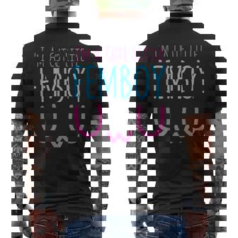 I'm A Cute Little Femboy Aestheticissy メンズTシャツ バックプリント - Kawaiitshirt