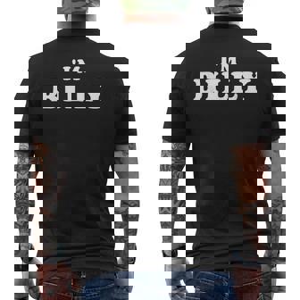 I'm Billy 私はビリーです I Am Billy メンズTシャツ バックプリント - Kawaiitshirt