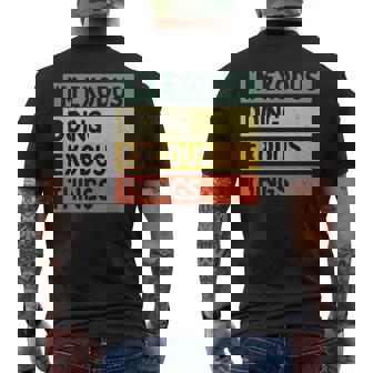 I'm Exodus Doing Exodus Things 面白い名言 メンズTシャツ バックプリント - Kawaiitshirt