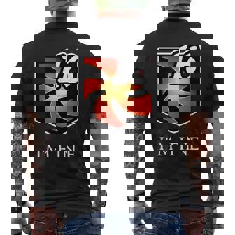 I'm Fine 脆弱性スタックス ファンタジー Mmorpg メンズTシャツ バックプリント - Kawaiitshirt