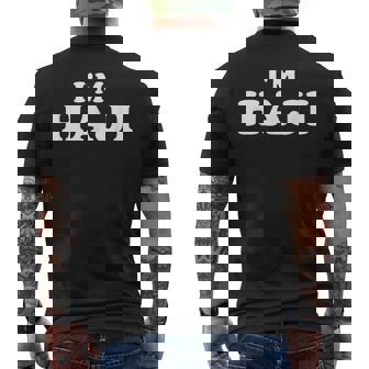 I'm Haji、My Name Is Haji、I Am Haji、パーソナライズ メンズTシャツ バックプリント - Kawaiitshirt