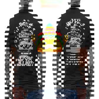 I'm Into Fitness Fit'ness Taco In My Mouth ジム おもしろタコス メンズTシャツ バックプリント - Kawaiitshirt