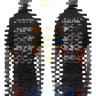 I'm Just Here For The Filipino Food トラディショナルピノイフード メンズTシャツ バックプリント - Kawaiitshirt