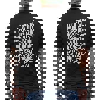 I'm Often Mistaken For An Adult Because Of My Age メンズTシャツ バックプリント - Kawaiitshirt