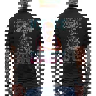 Ice Ice Baby Retro Trump Men's T-shirt Back Print - Monsterry