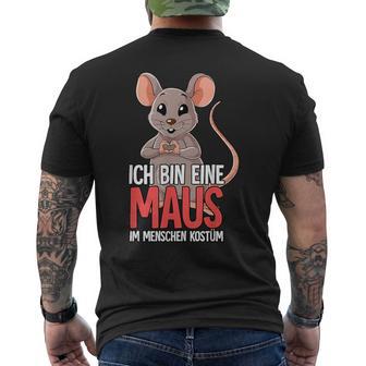 Ich Bin Eine Maus T-Shirt mit Rückendruck - Geschenkecke