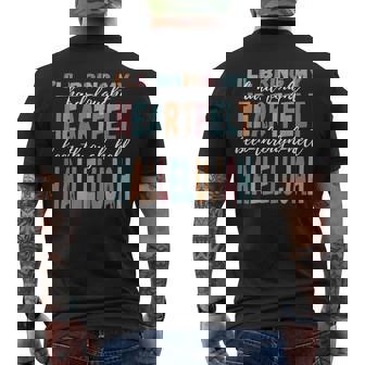 I'll Bring My Hard Fought Hallelujah Brandon Heart Felt Lake Men's T-shirt Back Print - Monsterry