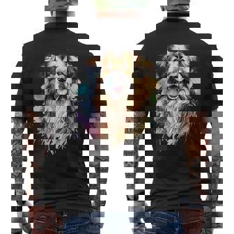 Illustration Aquarelle De Berger Des Carpates Roumains T-shirt imprimé au dos - Cadeauxyz