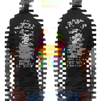 I'm Just Here For The Candy Ghost Halloween Men's T-shirt Back Print | Seseable FR