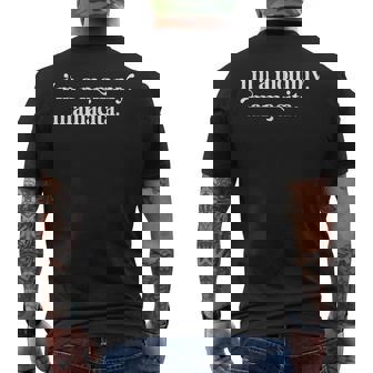 I'm A Mommy Mamacita Inspired Island Quotes Men's T-shirt Back Print | Mazezy