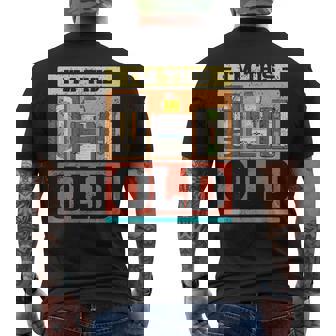 I'm This Old Retro Vhs Floppy Cassette Men's T-shirt Back Print | Mazezy