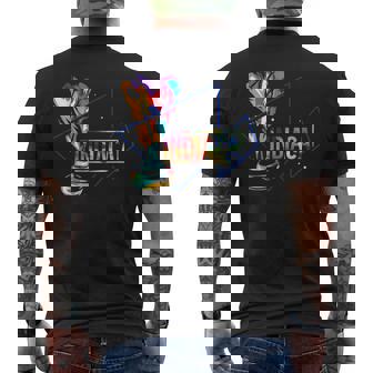 Indiaca キックバックゲームハンドシャトルコック メンズTシャツ バックプリント - Kawaiitshirt