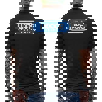 Indoor インドア【変なデザイン屋さん】ブランド ロゴ パロディ 面白い メンズTシャツ バックプリント - Kawaiitshirt