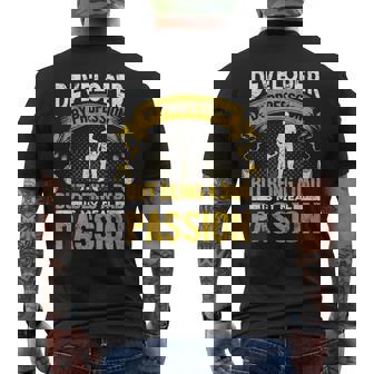 Informático Código Papa Padre Hacker Nerd Programador Camiseta Hombre Estampado Espalda - Regaloses