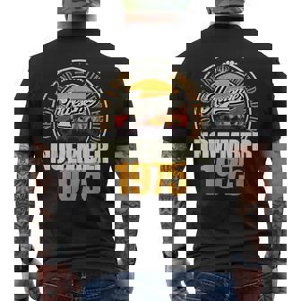 Inscription Großartigeit Novembre 1975 Pour 50E Anniversaire T-shirt imprimé au dos - Cadeauxyz