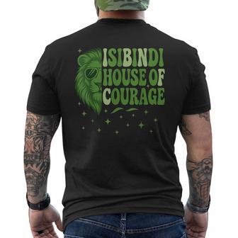 Isibindi House Of Courage Green Lion Team Spirit Men's T-shirt Back Print - Thegiftio UK