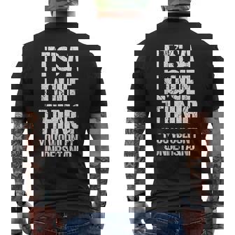 It's A Louie Thing You Wouldn't Understand Louie Thing メンズTシャツ バックプリント - Kawaiitshirt