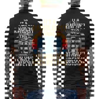 It's A Radiologist Thing You Wouldn't Understanding Retro メンズTシャツ バックプリント - Kawaiitshirt