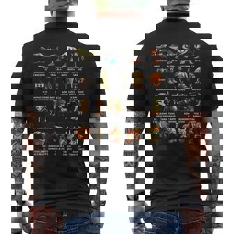 Italian Brainrot List Men's T-shirt Back Print | Mazezy