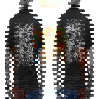 Italian Brainrot 面白い イタリアン ブレイン ロット ミーム キャラクター メンズTシャツ バックプリント - Kawaiitshirt