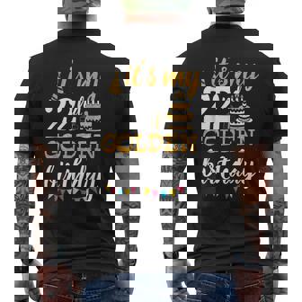 It's My 22Nd Golden Birthday Happy Day 22 Years Old To Me Men's T-shirt Back Print - Monsterry