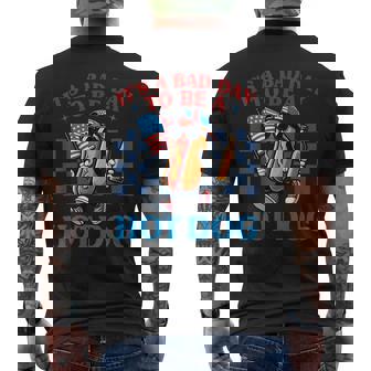 It's A Bad Day To Be A Hot Dog 4Th Of July Fun Hot Dog Lover Men's T-shirt Back Print - Thegiftio