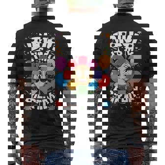 Its My Birthday Dandy's World Dandy's Birthday World Kawaii Men's T-shirt Back Print - Thegiftio