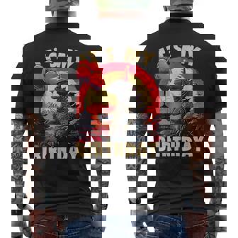 It's My Birthday Kaiju Birthday Party Japan Monster Men's T-shirt Back Print - Monsterry