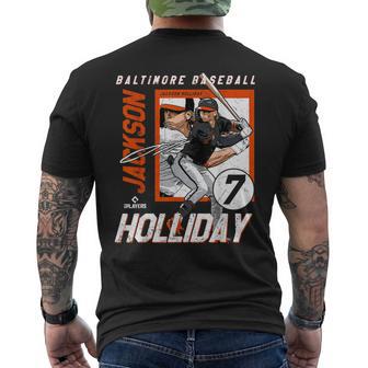 Jackson Holiday Baltimore Baseball Players Mlbjho204m Men's T-shirt Back Print - Thegiftio UK