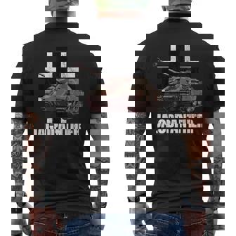 Jagdpanther ハンティング パンサー ドイツ戦車 デストロイヤー メンズTシャツ バックプリント - Kawaiitshirt