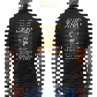 J'ai Le Corps D'un Dieu Maillot Homme Comique Bouddha T-shirt imprimé au dos - Cadeauxyz