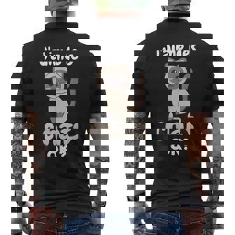 J’Aime Les Chats Ok Chat Mignon T-shirt imprimé au dos - Cadeauxyz