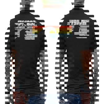 J'aime Surfside Beach Caroline Du Sud Océan Atlantique Wave Sc T-shirt imprimé au dos - Cadeauxyz