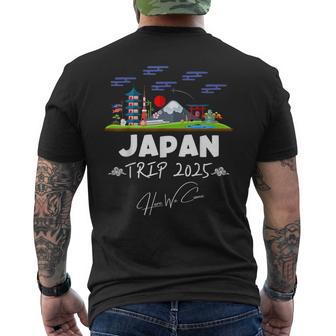 Japan Trip 2025 Here We Come Matching Team Travel Vacation Men's T-shirt Back Print - Thegiftio UK