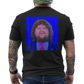Jd Vance Face Meme Men's T-shirt Back Print - Thegiftio UK