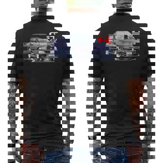 Jdm Car R33-Spec ミッドナイトトラック 400R メンズTシャツ バックプリント - Kawaiitshirt