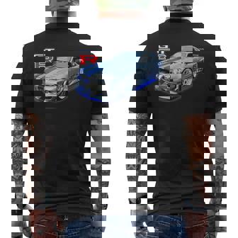 Jdm Car-Spec Kv2 シルバー Bnr34 レース メンズTシャツ バックプリント - Kawaiitshirt