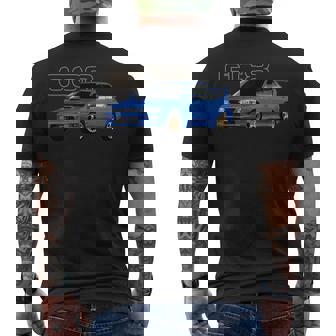 Jdm Rally Blue Car Gc8 バージョン5 メンズTシャツ バックプリント - Kawaiitshirt