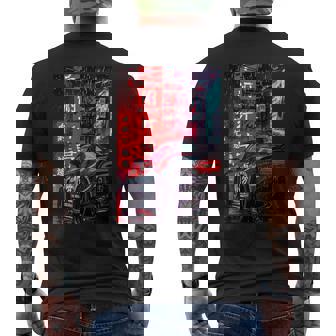 Jdm ジャパン ドリフト レーシング チューニング スポーツカー 東京 ドリフト メンズTシャツ バックプリント - Kawaiitshirt