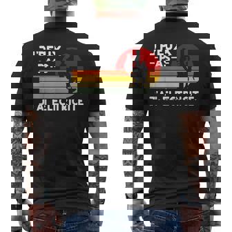 Je Peux Pas J'ai Electricité Humour Électricien Bricoleur T-shirt imprimé au dos - Cadeauxyz