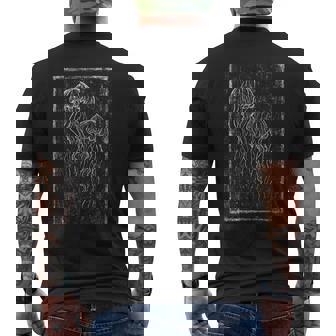 Jellyfish Alt Grunge Goth Alternative Gothic Y2k Aesthetic Men's T-shirt Back Print - Thegiftio UK