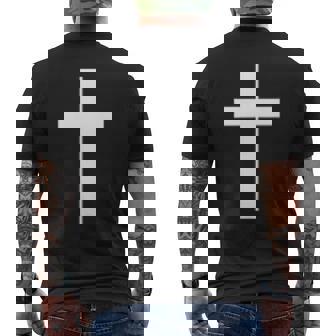 Jésus-Christ Avec Croix T-shirt imprimé au dos - Cadeauxyz
